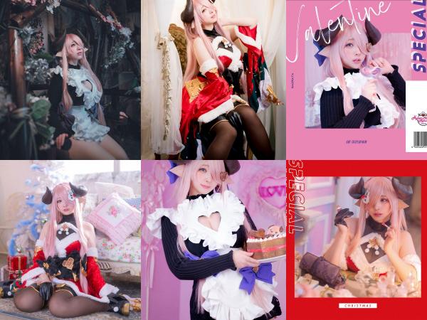 [Cosplay] Miico みぃこ – Valentine + Christmas Narmaya ROM Special Night (Granblue Fantasy)