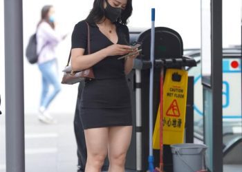 Street 2022.11.06 black miniskirt [65P]