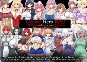 [かぐら堂] Geezer Hero RPG – Wield sword and spell as you violate women and defeat the Demon King.【ENG Ver.】