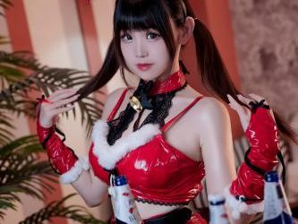 [COSPLAY] miko酱ww 圣诞兔兔