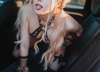 [COSPLAY] Natsuko夏夏子 – 豹纹X车 [41P+1V-526M]