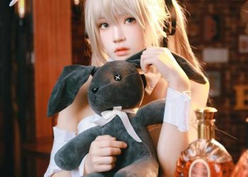 Cosplay 雪晴Astra 灰丝小护士 [104P]