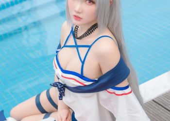 Cosplay 瓜希酱 斯卡蒂 [24P]