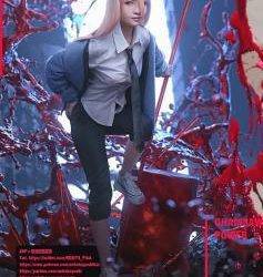 爆机少女喵小吉 – 电锯人 帕瓦 [73P 54MB]
